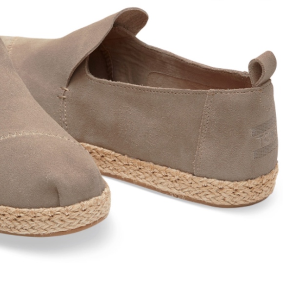 TOMS Womens Desert Taupe Alpargatas - Picture 2 of 5